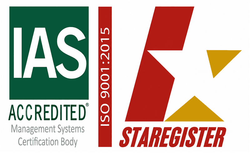 ISO 9001:2015 certification, STAREGISTER, certification body accredited by IAS